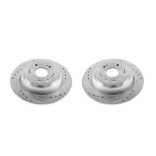 Load image into Gallery viewer, Power Stop 10-11 Honda Accord Crosstour Rear Evolution Drilled & Slotted Rotors - Pair Brake Rotors - Slot & Drilled PowerStop