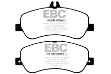 Load image into Gallery viewer, EBC 13-16 Mercedes-Benz GLK250 2.1 Twin TD Yellowstuff Front Brake Pads Brake Pads - Performance EBC