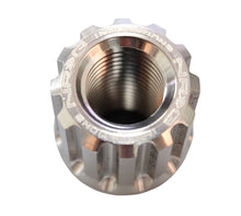 Load image into Gallery viewer, NRG 200 Series M12 X 1.5 Titanium Lug Nut Set - 21 Pc w/Lock Key Socket - Silver Lug Nuts NRG