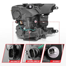 Load image into Gallery viewer, ANZO 2018-2020 Ford F-150 Projector Headlight w/Plank Style Switchback Chrome Housing Headlights ANZO