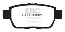 Load image into Gallery viewer, EBC 05-14 Honda Ridgeline 3.5 Greenstuff Rear Brake Pads Brake Pads - Performance EBC