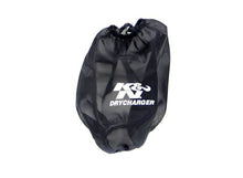 Load image into Gallery viewer, K&N Black Drycharger Round Tapered Air Filter Wrap 5in Top ID / 7.5in Base ID / 8in Height Pre-Filters K&N Engineering