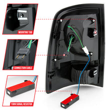Load image into Gallery viewer, ANZO 2009-2018 Dodge Ram 1500 LED Taillight Plank Style Black w/Clear Lens Tail Lights ANZO