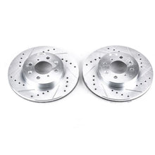 Load image into Gallery viewer, Power Stop 97-05 Acura EL Front Evolution Drilled & Slotted Rotors - Pair Brake Rotors - Slot & Drilled PowerStop