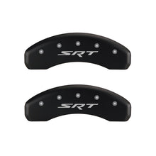 Load image into Gallery viewer, MGP 4 Caliper Covers Engraved Front & Rear SRT Red finish silver ch Caliper Covers MGP