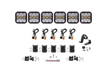 Load image into Gallery viewer, Diode Dynamics SS5 Sport Universal CrossLink 6-Pod Lightbar - White Combo Light Bars & Cubes Diode Dynamics