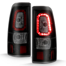 Load image into Gallery viewer, ANZO 2003-2006 Chevy Silverado 1500 LED Taillights Plank Style Black w/Smoke Lens Tail Lights ANZO