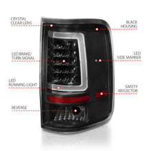 Load image into Gallery viewer, ANZO 2004-2006 Ford F-150 LED Tail Lights w/ Light Bar Black Housing Clear Lens Tail Lights ANZO