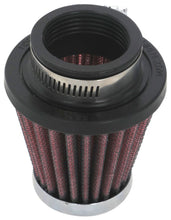Load image into Gallery viewer, K&N Universal Round Tapered Chrome Filter 1.563in Flange ID x 3in Base OD x 2in Top OD x 3in H Air Filters - Universal Fit K&N Engineering