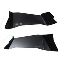 Load image into Gallery viewer, DV8 Offroad 07-18 Jeep Wrangler JK Rear Aluminum Inner Fender - Black Wheel Well Liners DV8 Offroad