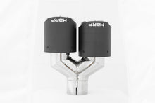 Load image into Gallery viewer, MBRP Universal Carbon Fiber Dual Tip 4in OD/2.5in Inlet Tips MBRP