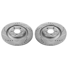 Load image into Gallery viewer, Power Stop 10-11 Audi S4 Rear Evolution Drilled & Slotted Rotors - Pair Brake Rotors - Slot & Drilled PowerStop