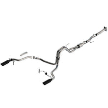 Load image into Gallery viewer, Borla F-150 2021 5.0L 2dr RC SB (122.8 WB) XL/XLT 3/2.25 SRE Cat-Back ATAK Black Chrome Tips Catback Borla
