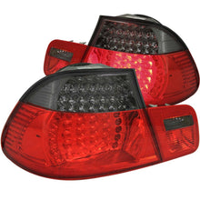 Load image into Gallery viewer, ANZO 1999-2001 BMW 3 Series E46 LED Taillights Red/Smoke 2pc Tail Lights ANZO