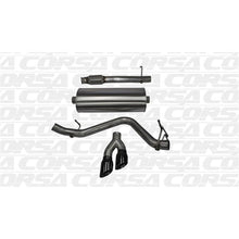Load image into Gallery viewer, Corsa 14-19 GMC Sierra/Chevy Silv 1500 Reg. Cab/Long Bed 5.3L V8 Black Sport Single Side CB Exhaust Catback CORSA Performance