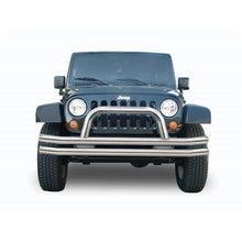Load image into Gallery viewer, Rampage 1976-1983 Jeep CJ5 Double Tube Bumper Front - Stainless Bumpers - Steel Rampage