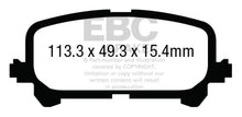 Load image into Gallery viewer, EBC 14+ Acura MDX 3.5 Yellowstuff Rear Brake Pads Brake Pads - Performance EBC