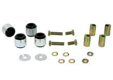 Load image into Gallery viewer, Whiteline Plus 3/08+ Dodge Challenger / 11/05+ Charger Rear Camber Correction Control/Radius Arm Upp Bushing Kits Whiteline