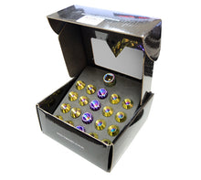 Load image into Gallery viewer, NRG 200 Series M12 X 1.25 Titanium Lug Nut Set - 21 Pc w/Lock Key Socket - Neochrome Lug Nuts NRG