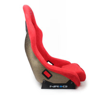Load image into Gallery viewer, NRG FRP Bucket Seat ULTRA Edition - Medium (Red Alcantara/Pearlized Back) Race Seats NRG
