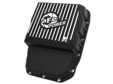 Load image into Gallery viewer, aFe Transmission Pan (Black w/ Machined Fins) 13-19 Dodge Diesel Trucks L6-6.7L (td) Diff Covers aFe