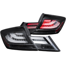 Load image into Gallery viewer, ANZO 2013-2015 Honda Civic LED Taillights Black Tail Lights ANZO
