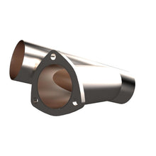 Load image into Gallery viewer, QTP 3in Weld-On QTEC Exhaust Cutout Y-Pipe Y Pipes QTP