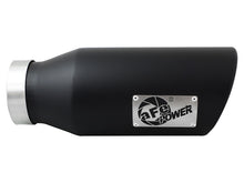 Load image into Gallery viewer, aFe Power MACH Force-Xp 4in In x 6in Out x 15in L Driver Side Clamp-On 4in 409 SS Exhaust Tip-Black Catback aFe