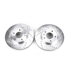 Load image into Gallery viewer, Power Stop 03-04 Infiniti M45 Front Evolution Drilled & Slotted Rotors - Pair Brake Rotors - Slot & Drilled PowerStop