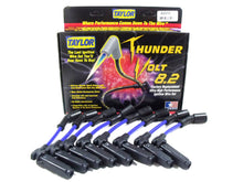 Load image into Gallery viewer, Taylor Cable 82644 ThunderVolt 8.2mm Ignition Wire Set; Blue; Stock; 9.5 in.; OE Spark Plug Boot; Spark Plug Wire Set Taylor Cable Default Title