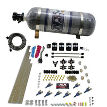 Load image into Gallery viewer, Nitrous Express 8 Cyl Piranha Direct Port 4 Solenoids Nitrous Kit (200-500HP) w/12lb Bottle Nitrous Systems Nitrous Express