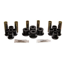 Load image into Gallery viewer, Energy Suspension 8/81-96 Ford F100/F150 2WD Black Rear Leaf Spring Bushing Set Bushing Kits Energy Suspension