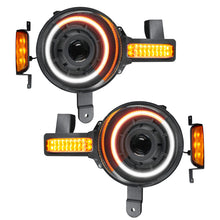 Load image into Gallery viewer, Oracle 2021+ Ford Bronco Oculus Bi-LED Projector Headlights - Amber/White Switchback SEE WARRANTY Headlights ORACLE Lighting