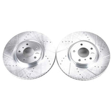 Load image into Gallery viewer, Power Stop 07-08 Infiniti G35 Front Evolution Drilled & Slotted Rotors - Pair Brake Rotors - Slot & Drilled PowerStop