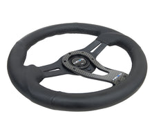 Load image into Gallery viewer, NRG Reinforced Steering Wheel (320mm) w/Carbon Center Spoke Steering Wheels NRG