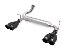 Load image into Gallery viewer, aFe Vulcan Series 2.5in 304 SS Axle-Back Exhaust Black 07-18 Jeep Wrangler (JK) V6-3.6/3.8L Axle Back aFe