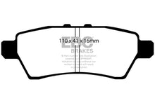 Load image into Gallery viewer, EBC 05-12 Nissan Pathfinder 4.0 Yellowstuff Rear Brake Pads Brake Pads - Performance EBC