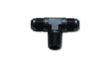 Load image into Gallery viewer, Vibrant -10AN x 1/2in NPT Flare to Pipe Tee Adapter Fitting - Aluminum Fittings Vibrant