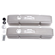 Load image into Gallery viewer, Edelbrock Valve Cover Classic Series Chevrolet 1959-1986 262-400 CI V8 w/ Oil Fill Hole Satin Valve Covers Edelbrock