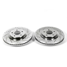 Load image into Gallery viewer, Power Stop 2013 Infiniti JX35 Front Evolution Drilled & Slotted Rotors - Pair Brake Rotors - Slot & Drilled PowerStop
