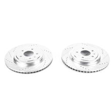 Load image into Gallery viewer, Power Stop 14-19 Chevrolet Corvette Rear Evolution Drilled & Slotted Rotors - Pair Brake Rotors - Slot & Drilled PowerStop