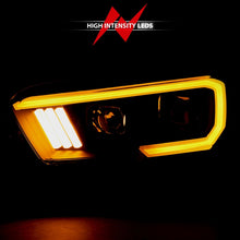 Load image into Gallery viewer, ANZO 2016-2017 Toyota Tacoma Projector Headlights w/ Plank Style Switchback Black w/ Amber w/ DRL Headlights ANZO