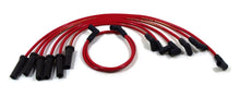 Load image into Gallery viewer, Taylor Cable 84275 ThunderVolt 8.2mm Ignition Wire Set; Red; Stock; 11.75 in.; 180 Deg. Plug Boot; Spark Plug Wire Set Taylor Cable Default Title