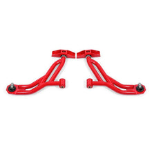 Load image into Gallery viewer, BMR 10-14 Ford Mustang Non-Adj. Lower A-Arms Delrin/Rod End w/ 19mm Tall Ball Joint - Red Control Arms BMR Suspension