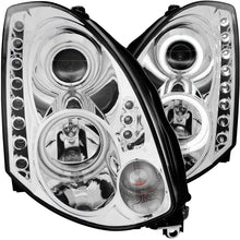 Load image into Gallery viewer, ANZO 2003-2007 Infiniti G35 Projector Headlights w/ Halo Chrome (CCFL) (HID Compatible) Headlights ANZO
