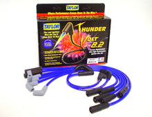 Load image into Gallery viewer, Taylor Cable 84635 ThunderVolt 8.2mm Ignition Wire Set; Spiro-Wound; Custom Fit; 90/180 Deg.; Blue; Spark Plug Wire Set Taylor Cable