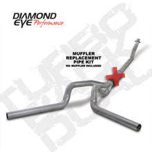 Load image into Gallery viewer, Diamond Eye KIT 4in TB MFLR RPLCMENT PIPE DUAL AL: 94-02 DODGE CUMMINS 5.9L Turbo Back Diamond Eye Performance
