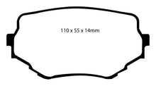 Load image into Gallery viewer, EBC 99-05 Suzuki Grand Vitara 2.5 Greenstuff Front Brake Pads Brake Pads - Performance EBC