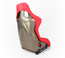 Load image into Gallery viewer, NRG FRP Bucket Seat ULTRA Edition - Large (Red Alcantara/Gold Glitter Back) Race Seats NRG