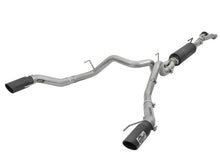 Load image into Gallery viewer, aFe MACH Force-Xp 3in to 3-1/2in 304 SS Cat-Back Exhaust w/Black Tip 17-18 Ford F-150 Raptor V6 3.5L Catback aFe